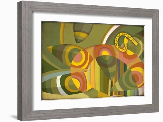 Selvática, Culebra Color-Belen Mena-Framed Giclee Print