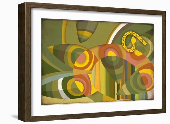 Selvática, Culebra Color-Belen Mena-Framed Giclee Print