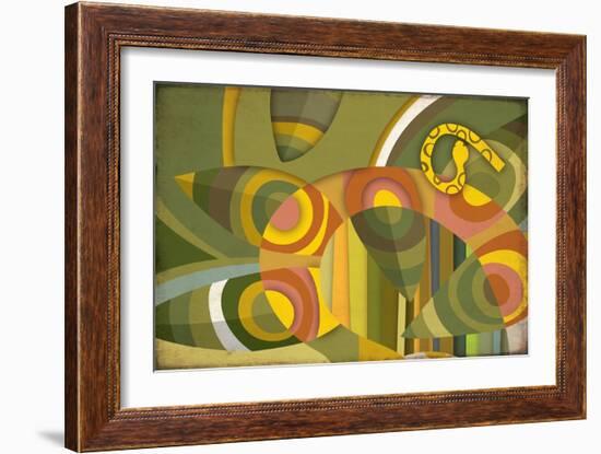 Selvática, Culebra Color-Belen Mena-Framed Giclee Print