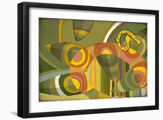 Selvática, Culebra Color-Belen Mena-Framed Giclee Print