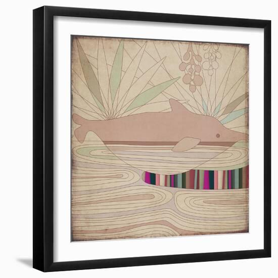 Selvática, Delfín Rosado-Belen Mena-Framed Giclee Print