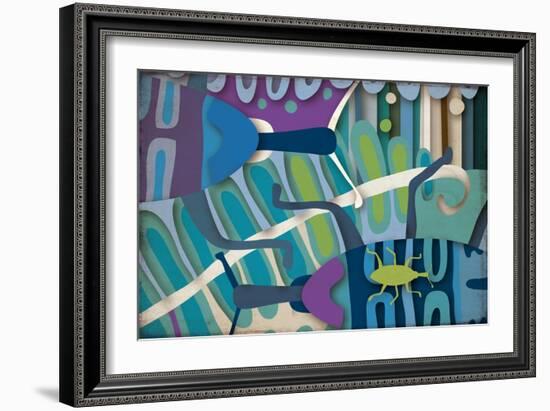 Selvática, Insecto Color-Belen Mena-Framed Giclee Print