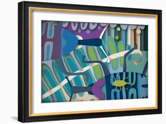 Selvática, Insecto Color-Belen Mena-Framed Giclee Print