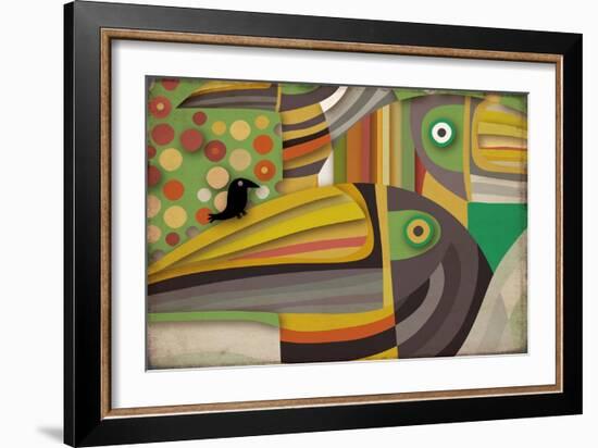 Selvática, Tucan Color-Belen Mena-Framed Giclee Print