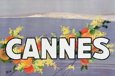 Advertisement for Cannes, Printed by Draeger, 1930 (Colour Litho)-Sem-Giclee Print