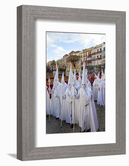 Semana Santa Fiesta, Easter, Seville, Andalusia, Spain-Peter Adams-Framed Photographic Print