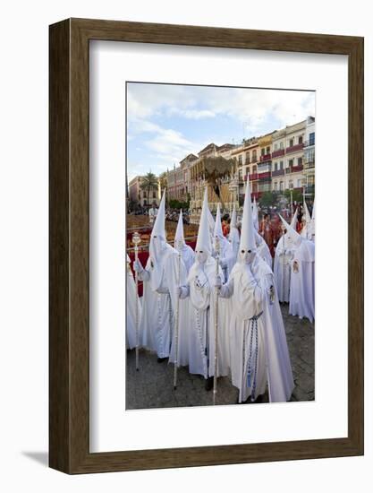 Semana Santa Fiesta, Easter, Seville, Andalusia, Spain-Peter Adams-Framed Photographic Print