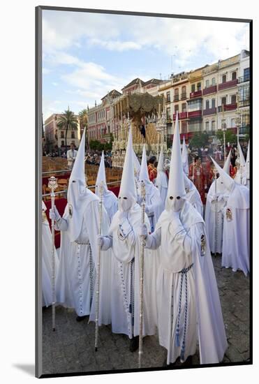 Semana Santa Fiesta, Easter, Seville, Andalusia, Spain-Peter Adams-Mounted Photographic Print