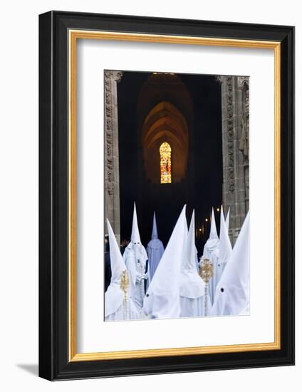 Semana Santa Fiesta, Easter, Seville, Andalusia, Spain-Peter Adams-Framed Photographic Print