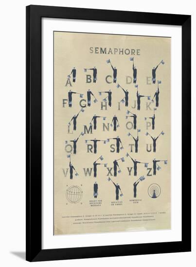 Semaphore-Ken Hurd-Framed Giclee Print