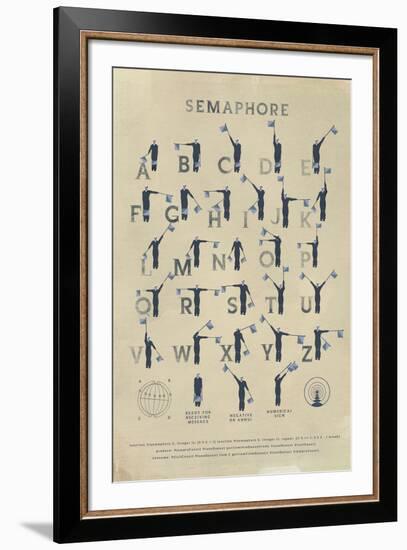 Semaphore-Ken Hurd-Framed Giclee Print