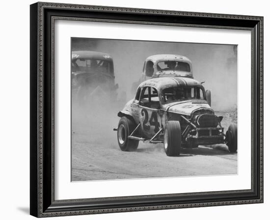 Semi Pro Stockcar Racing-Stan Wayman-Framed Photographic Print