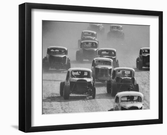 Semi Pro Stockcar Racing-Stan Wayman-Framed Photographic Print