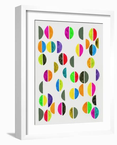 Semicircles II-Nikki Galapon-Framed Art Print