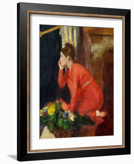 Semiramis Building Babylon, 1861-Edgar Degas-Framed Giclee Print