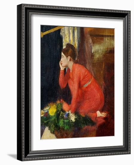 Semiramis Building Babylon, 1861-Edgar Degas-Framed Giclee Print