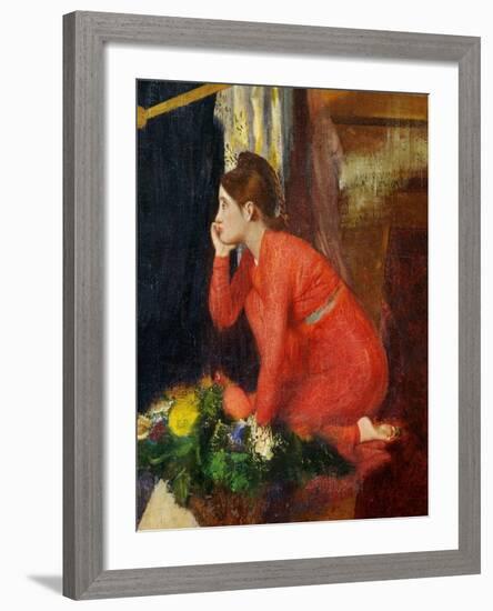 Semiramis Building Babylon, 1861-Edgar Degas-Framed Giclee Print