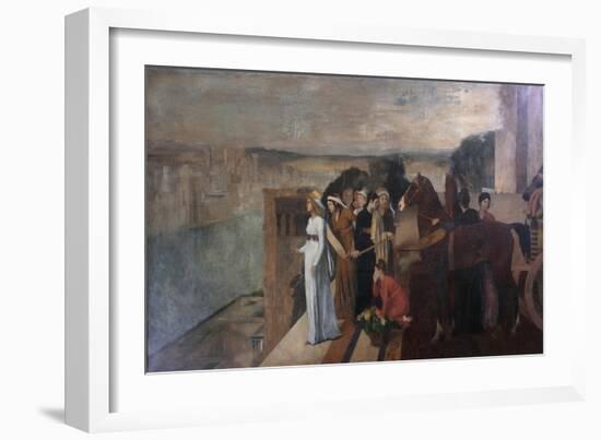 Semiramis Building Babylon, 1861-Edgar Degas-Framed Giclee Print