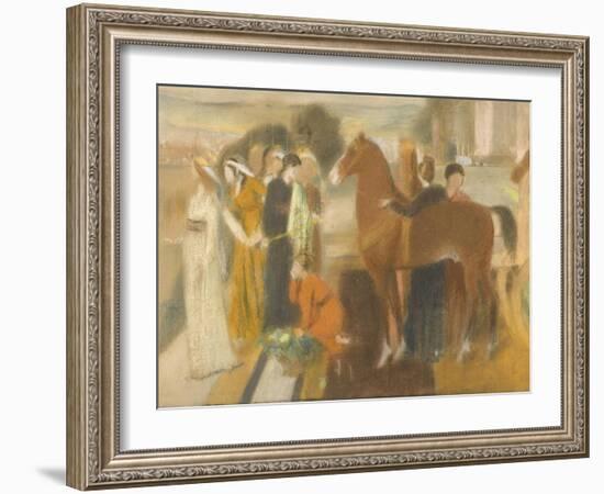 Sémiramis construisant Babylone-Edgar Degas-Framed Giclee Print