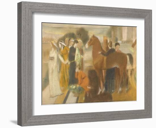 Sémiramis construisant Babylone-Edgar Degas-Framed Giclee Print