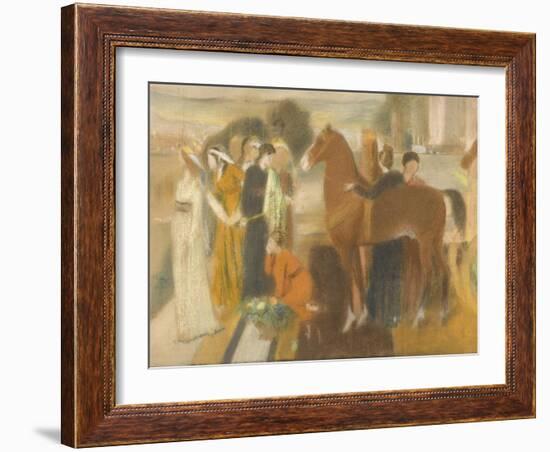 Sémiramis construisant Babylone-Edgar Degas-Framed Giclee Print