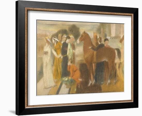 Sémiramis construisant Babylone-Edgar Degas-Framed Giclee Print