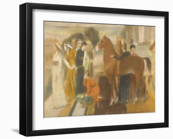 Sémiramis construisant Babylone-Edgar Degas-Framed Giclee Print