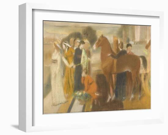 Sémiramis construisant Babylone-Edgar Degas-Framed Giclee Print