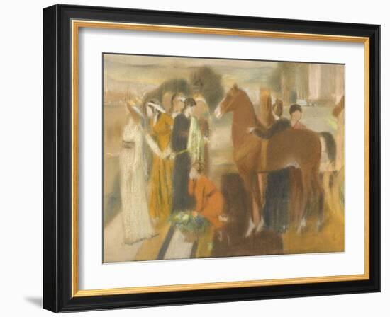 Sémiramis construisant Babylone-Edgar Degas-Framed Giclee Print