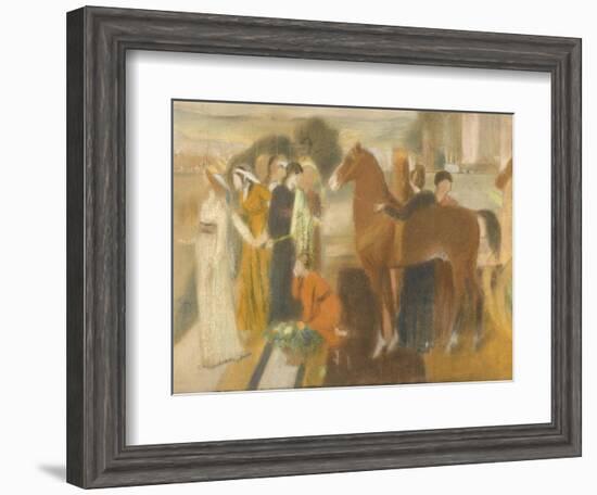 Sémiramis construisant Babylone-Edgar Degas-Framed Giclee Print