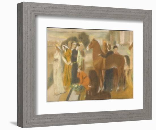 Sémiramis construisant Babylone-Edgar Degas-Framed Giclee Print