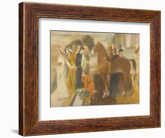 Sémiramis construisant Babylone-Edgar Degas-Framed Giclee Print