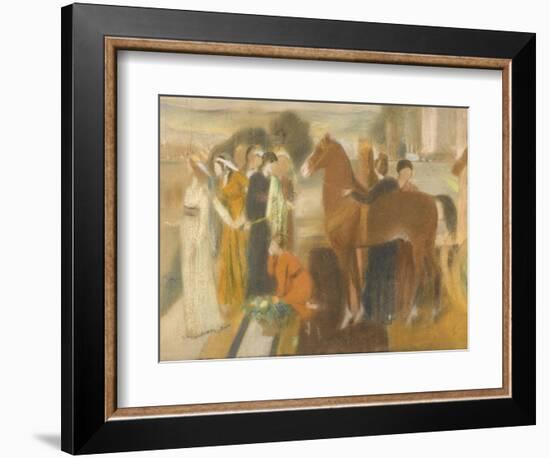 Sémiramis construisant Babylone-Edgar Degas-Framed Giclee Print