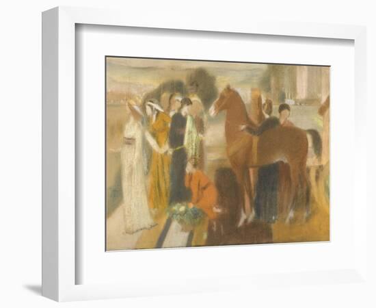 Sémiramis construisant Babylone-Edgar Degas-Framed Giclee Print