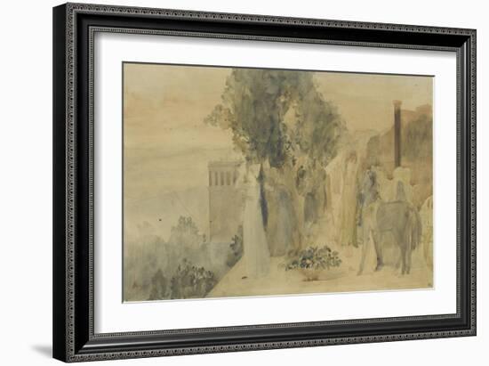 Sémiramis construisant Babylone-Edgar Degas-Framed Giclee Print