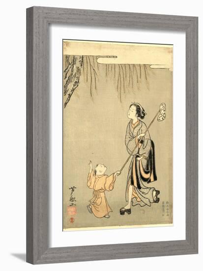 Semitori-Suzuki Harunobu-Framed Giclee Print