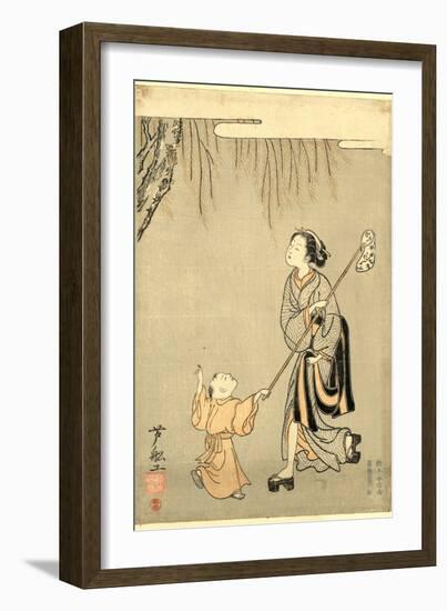 Semitori-Suzuki Harunobu-Framed Giclee Print