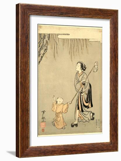 Semitori-Suzuki Harunobu-Framed Giclee Print