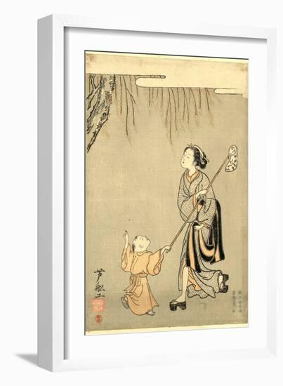 Semitori-Suzuki Harunobu-Framed Giclee Print