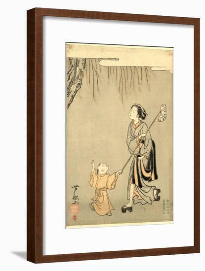 Semitori-Suzuki Harunobu-Framed Giclee Print