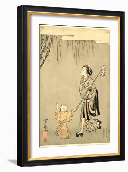 Semitori-Suzuki Harunobu-Framed Giclee Print