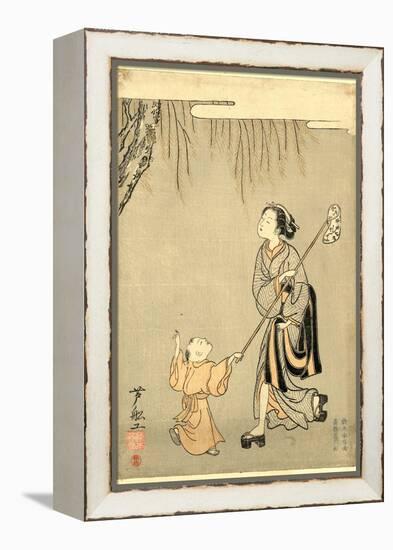 Semitori-Suzuki Harunobu-Framed Premier Image Canvas