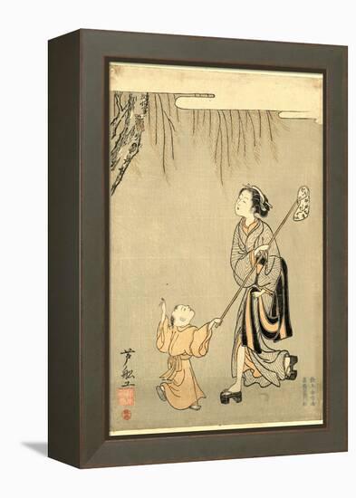 Semitori-Suzuki Harunobu-Framed Premier Image Canvas