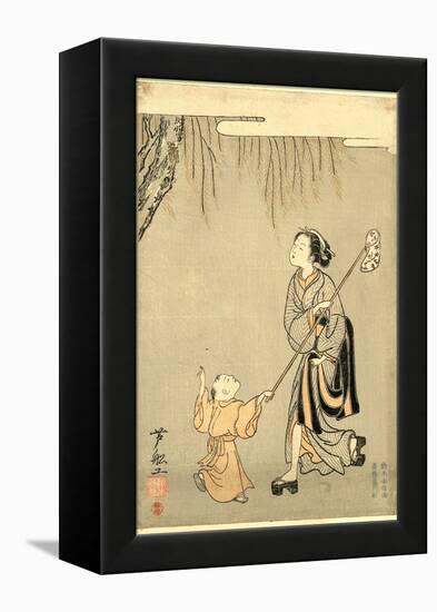 Semitori-Suzuki Harunobu-Framed Premier Image Canvas