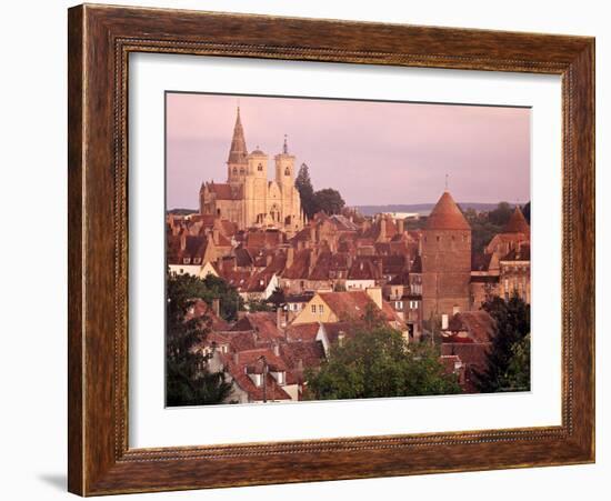 Semur-En-Auxois, Chablis, Burgundy, France-Doug Pearson-Framed Photographic Print