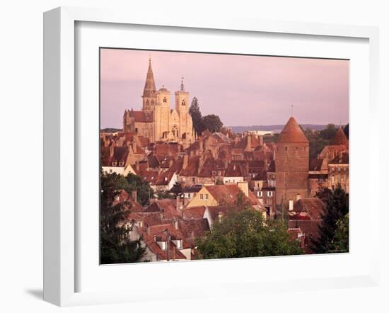 Semur-En-Auxois, Chablis, Burgundy, France-Doug Pearson-Framed Photographic Print