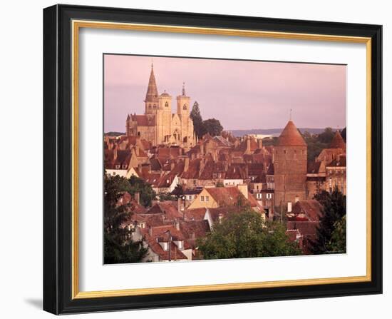 Semur-En-Auxois, Chablis, Burgundy, France-Doug Pearson-Framed Photographic Print