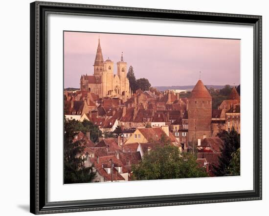 Semur-En-Auxois, Chablis, Burgundy, France-Doug Pearson-Framed Photographic Print