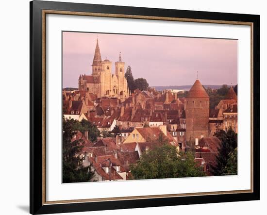 Semur-En-Auxois, Chablis, Burgundy, France-Doug Pearson-Framed Photographic Print