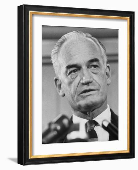 Sen. Barry Goldwater Campaigning for Gop Presidential Nomination at the Illinois State Convention-null-Framed Photographic Print